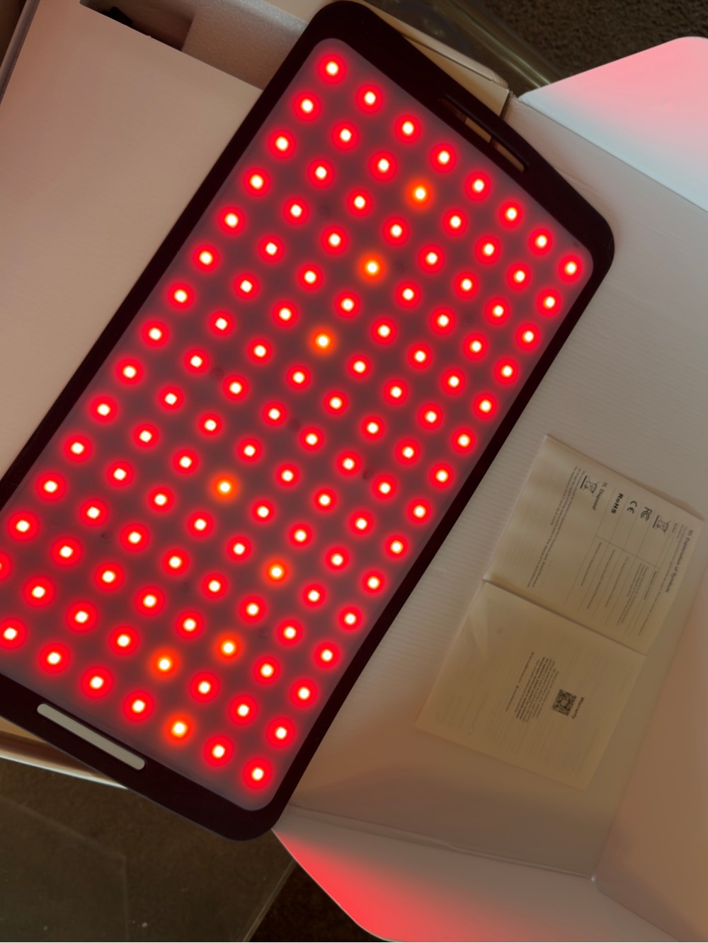 Red LED Therapy Panel - Portable Red Light Device